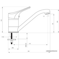 Смеситель Deante Joko BOJ 026M