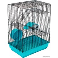 Клетка Eco Гоша-4 4034 (бирюзовый/черный)