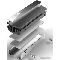 Радиатор для SSD Jonsbo M.2 (серый)