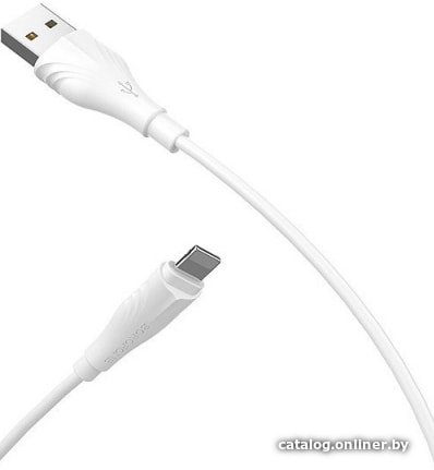 Кабель Borofone X14 Lightning 2 м (белый)