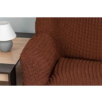 Пледы, покрывала Софатэкс Стандарт ПО-4 с оборкой 00981 (шоколад)