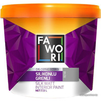 Краска Fawori Silicone Exterior Paint для фасадных работ 10 л (матовая)