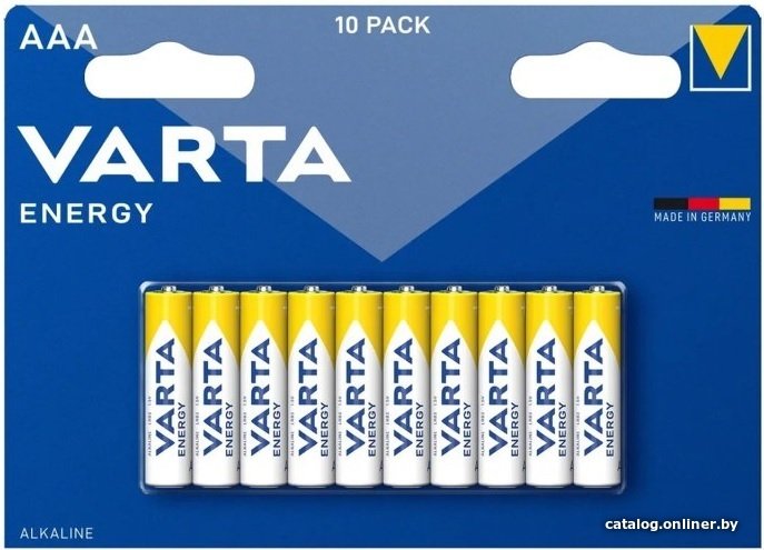 Батарейка Varta Energy LR6 AA Alkaline 4106 229 491 10 шт