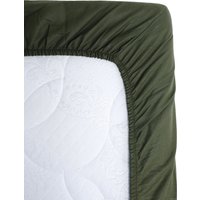 Евро комплект постельного белья Loon Emily (евро, наволочка 50x70, темно-зеленый)