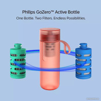 Бутылка для воды Philips GoZero AWP2712RDR/31 590мл (красный)
