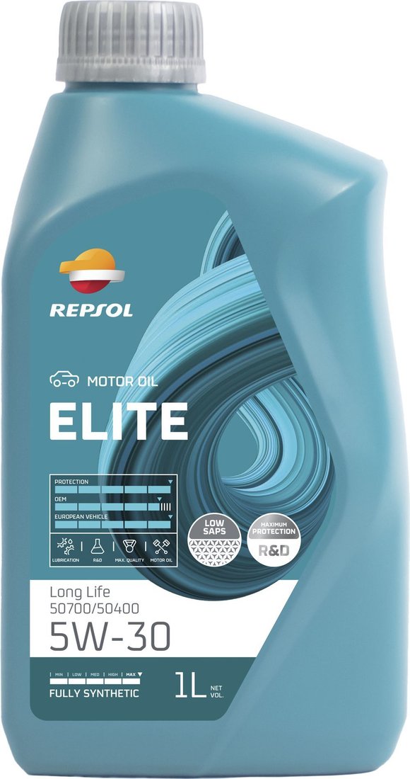 

Моторное масло Repsol Elite Long Life 50700/50400 5W-30 1л