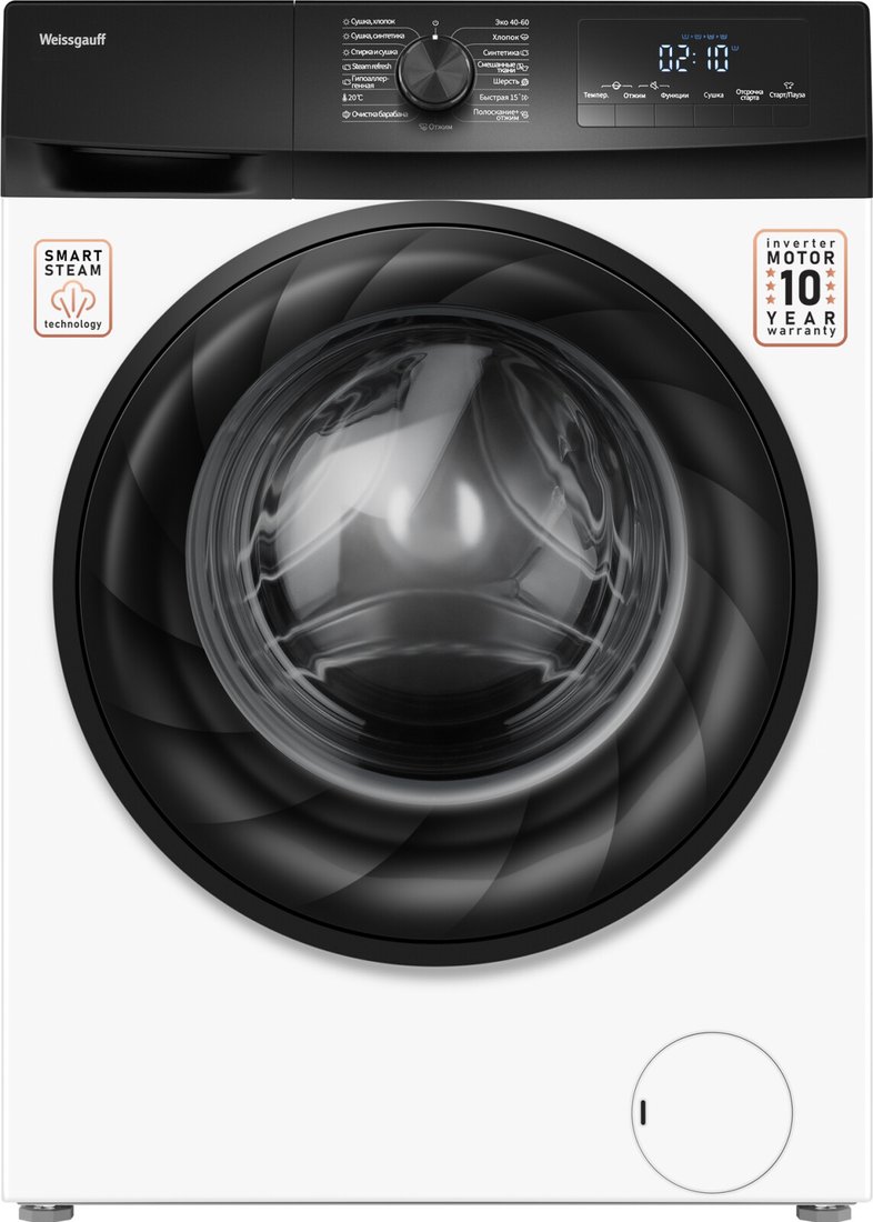 

Стирально-сушильная машина Weissgauff WMD 6148 DC Inverter Steam