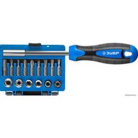 Набор отвертка с битами Зубр 25216 (16 предметов)