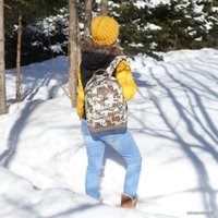 Городской рюкзак Asgard Р-5434 (коты/пэчворк/бежевый)