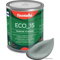 Краска Finntella Eco 15 Sammal F-10-1-1-FL052 0.9 л (серо-зеленый)