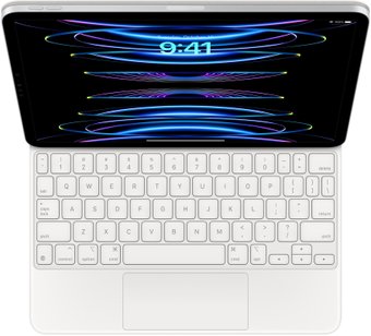 Чехол для планшета Apple Magic Keyboard для iPad Pro 11" 4-го поколения и iPad Air 5-го поколения (белый, нет кириллицы)