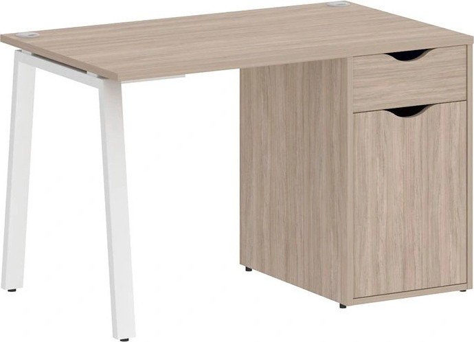 

Стол Riva Home Office VR.SP-3-118.1.A White (дуб аттик)