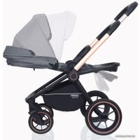 Универсальная коляска Rant MOWbaby Zoom PU (2 в 1, gold grey)