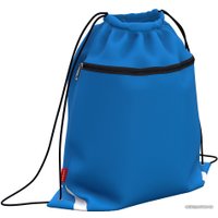 Мешок для обуви Erich Krause 50x41 Neon Blue (с карманом на молнии) 49125