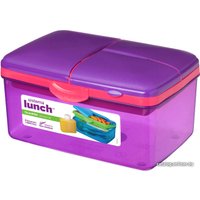 Ланч-бокс Sistema Lunch Quaddie 3970С6 (фиолетовый)