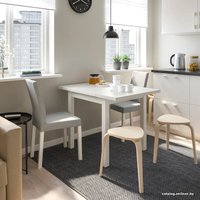 Обеденная группа Ikea Нордвикен/Кэттил 294.288.03 (белый/серый)