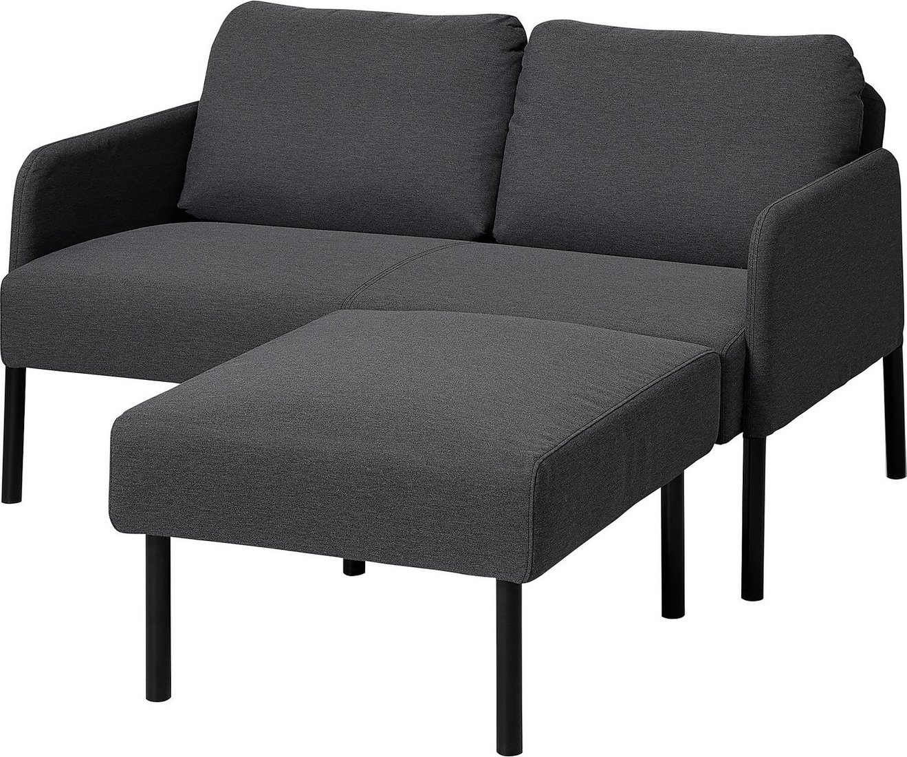 Угловой диван Ikea Glostad Knisa темно-серый s49543920