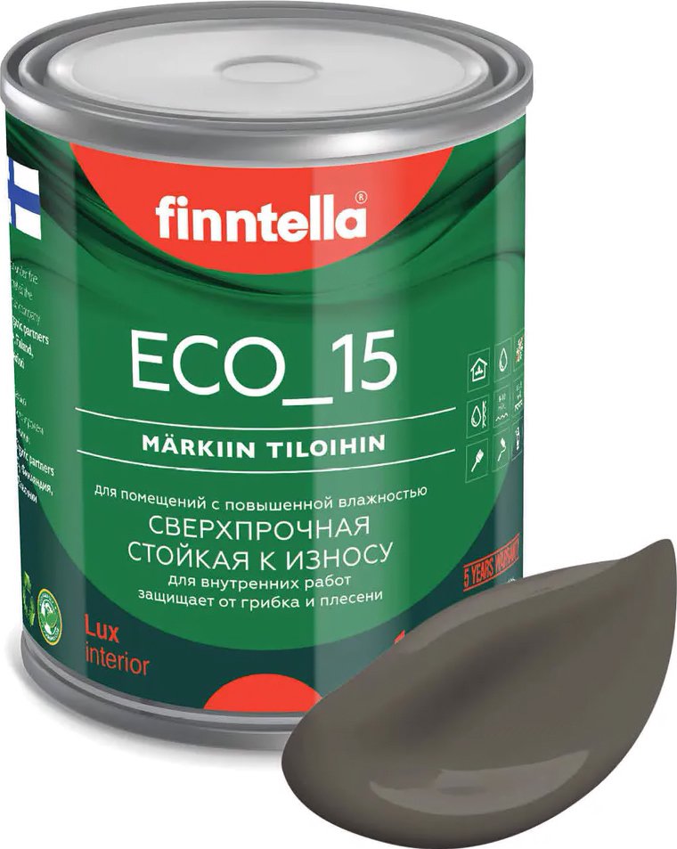 

Краска Finntella Eco 15 Taupe F-10-1-1-FL079 0.9 л (серо-коричневый)