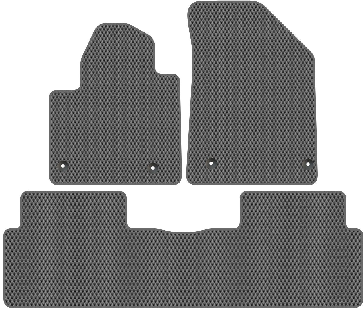 

Комплект ковриков для авто Alicosta Citroen C5 II (седан / RW) 2008 - 2016 (серый, ромб)