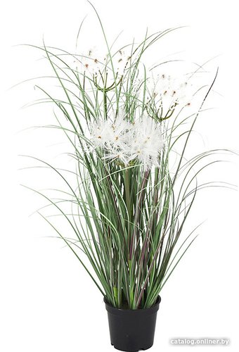 Искусственное растение Flower-ej Трава осока цветущая Одуванчик искусственная 60 см DIC212