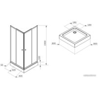 Душевой уголок Parly ZFQ81