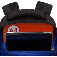 Школьный рюкзак Grizzly RB-452-3f (черный/синий)