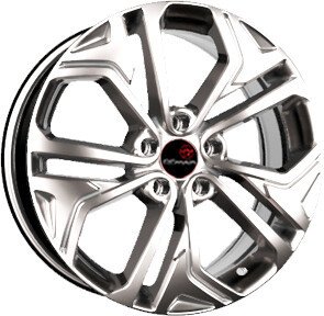 

Литые диски Vector R205 (18_Hyundai SantaFe) 18x7.5" 5x114.3мм DIA 67.1мм ET 49.5мм Сильвер S