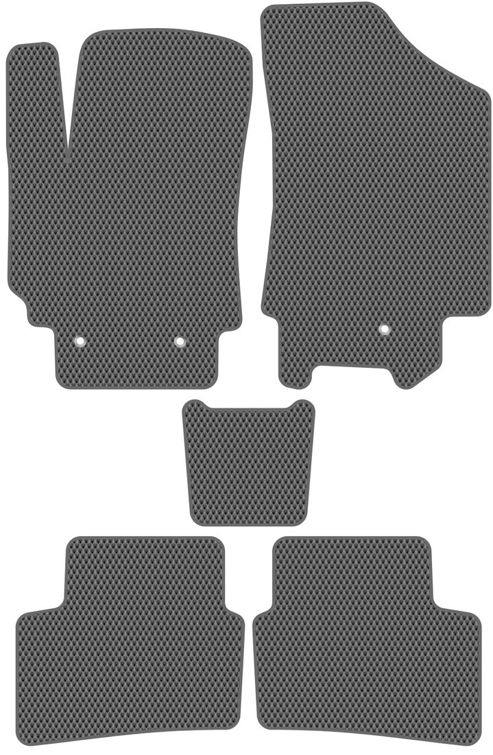 

Комплект ковриков для авто Alicosta Hyundai Creta I (suv / GS) 2015 - Н.В. (серый, ромб)