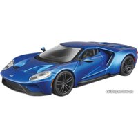 Легковой автомобиль Bburago Ford GT 2017 18-43043 (синий металлик)