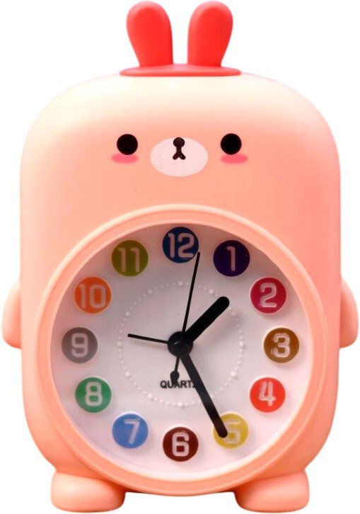 

Настольные часы ILikeGift Rainbow rabbit QR1847-01 (розовый)
