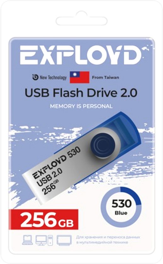 

USB Flash Exployd 530 256GB (синий)