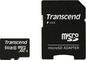 microSDXC Premium Class 10 64GB + адаптер [TS64GUSDXC10]