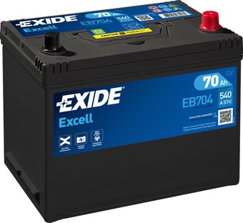 Exide Excell EB704 (70 А/ч)