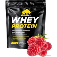 Протеин сывороточный (концентрат) Prime Kraft Whey Protein с витаминами и минералами (500г, малина)