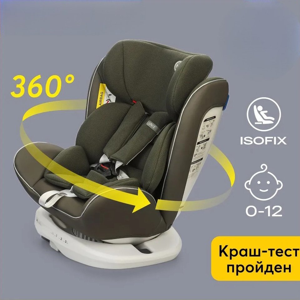 

Детское автокресло Happy Baby Unix isofix (dark green)