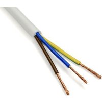 Провод силовой ВЭКЗ ПВС 3x1 (белый)