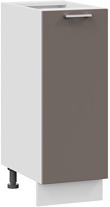 

Шкаф напольный Трия Габриэлла 1Н3 (белый/муссон)