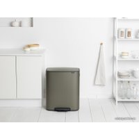 Система сортировки мусора Brabantia Bo Pedal Bin 2 x 30 л (платиновый)