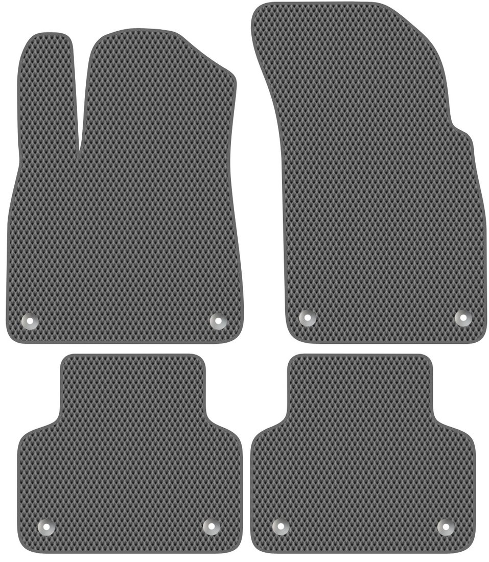 

Комплект ковриков для авто Alicosta Audi Q8 I (suv / 4MN) 2018 - Н.В. (серый, ромб)