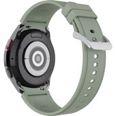 Classic силиконовый для Samsung Galaxy Watch4/5/6 (20 мм, шалфейно-зеленый)