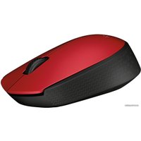 Мышь Logitech M171 (красный/черный)