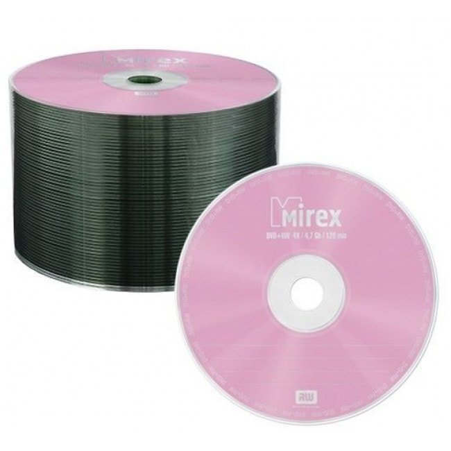 

DVD+RW диск Mirex 4.7Gb 4x UL130022A4T (50 шт.)