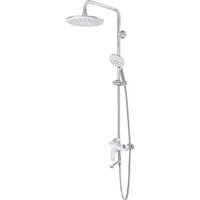 Душевая система  Grocenberg GB7009 (белый хром)