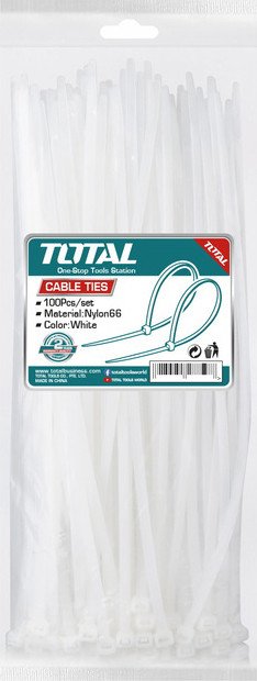 

Стяжка для кабеля Total THTCT25048 (100 шт)