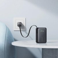 Внешний аккумулятор Anker Nano Power Bank Built-in USB-C A1638 45W 10000mAh (черный)