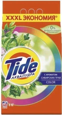 Стиральный порошок Tide Color с ароматом сибирских трав (6 кг)