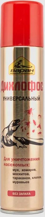 

Аэрозоль против насекомых Варан универсальный 180 мл