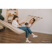 Дачный гамак Mamo Подвесной гамак Льняной 200х120 см (натуральный)