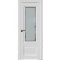 Межкомнатная дверь ProfilDoors 2.103U L 60x200 (аляска, стекло square матовое)
