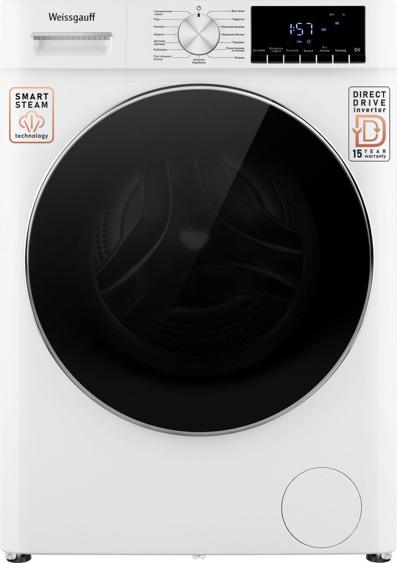 

Стиральная машина Weissgauff WM 58411 Direct Drive Steam